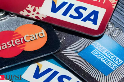 Debit cards transaction volume slump by 15%, credit cards witness uptick in July 2024 - ET BFSI