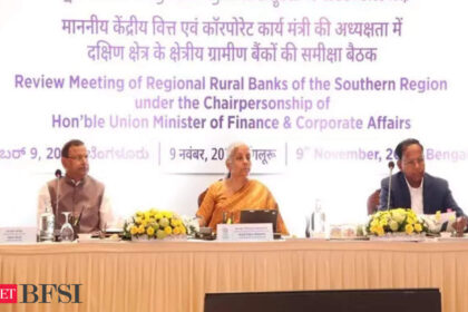 Nirmala Sitharaman reviews performance of 10 RRBs of Southern region - ET BFSI